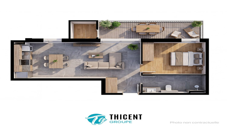 Ma-Cabane - Neuf Appartement Offendorf, 42 m²