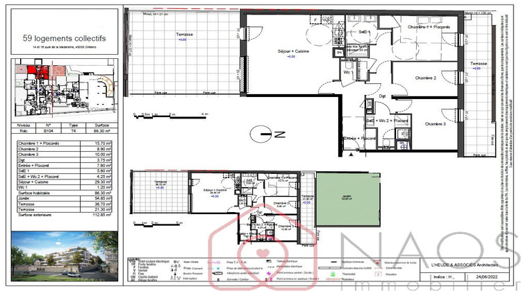 Ma-Cabane - Neuf Appartement ORLEANS, 86 m²