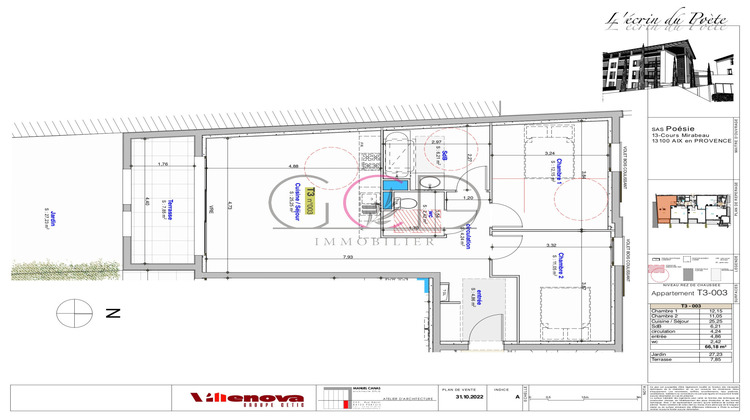 Ma-Cabane - Neuf Appartement Pertuis, 66 m²
