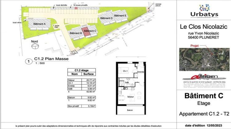 Ma-Cabane - Neuf Appartement Pluneret, 43 m²