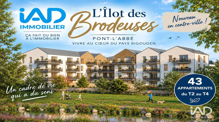 Ma-Cabane - Neuf Appartement Pont-l'Abbé, 43 m²