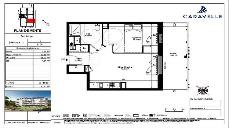 Ma-Cabane - Neuf Appartement PORNICHET, 39 m²