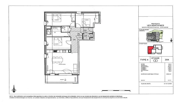 Ma-Cabane - Neuf Appartement QUEIGE, 88 m²