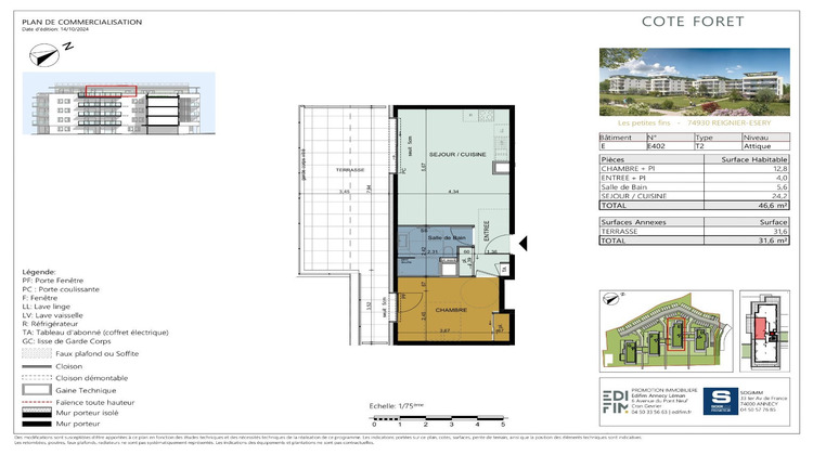 Ma-Cabane - Neuf Appartement REIGNIER, 46 m²