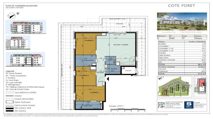 Ma-Cabane - Neuf Appartement REIGNIER, 86 m²