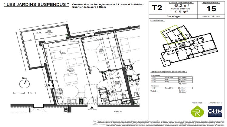 Ma-Cabane - Neuf Appartement Riom, 48 m²