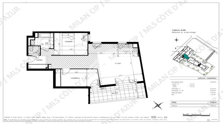 Ma-Cabane - Neuf Appartement Roquebrune-Cap-Martin, 89 m²