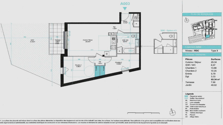 Ma-Cabane - Neuf Appartement Saint-Aubin-d'Aubigné, 73 m²