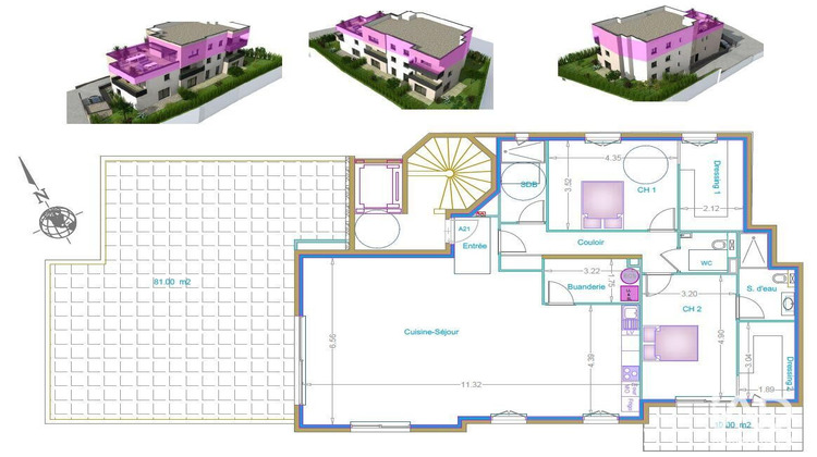 Ma-Cabane - Neuf Appartement Saint-Aygulf, 138 m²