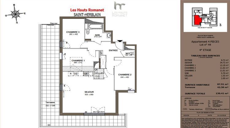 Ma-Cabane - Neuf Appartement SAINT-HERBLAIN, 59 m²