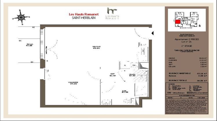 Ma-Cabane - Neuf Appartement SAINT-HERBLAIN, 42 m²