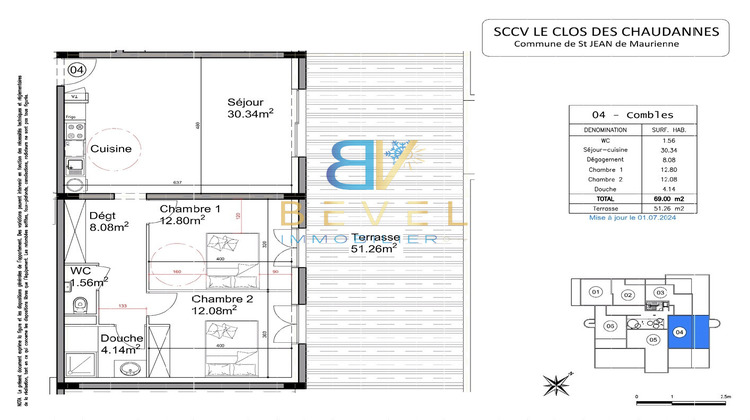 Ma-Cabane - Neuf Appartement Saint-Jean-de-Maurienne, 69 m²