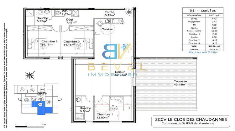 Ma-Cabane - Neuf Appartement Saint-Jean-de-Maurienne, 119 m²