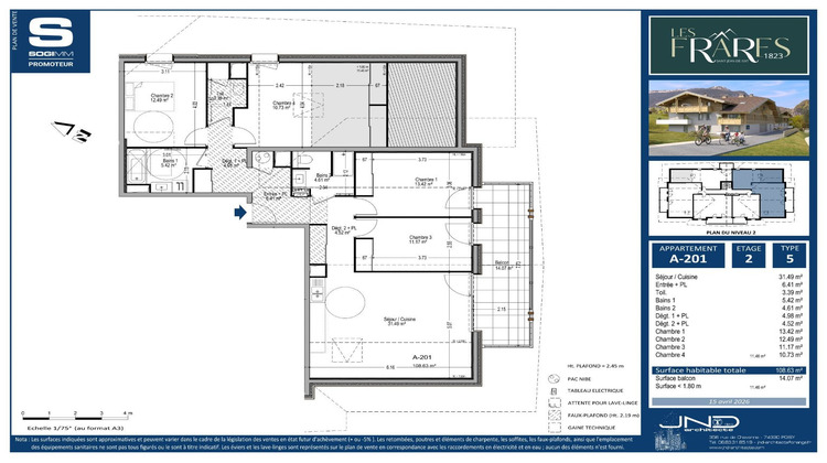 Ma-Cabane - Neuf Appartement SAINT JEAN DE SIXT, 108 m²