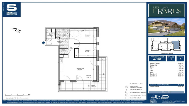 Ma-Cabane - Neuf Appartement SAINT JEAN DE SIXT, 71 m²