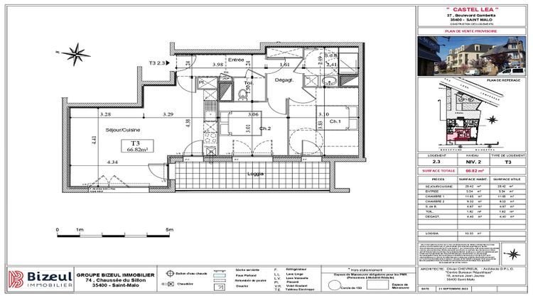 Ma-Cabane - Neuf Appartement SAINT-MALO, 66 m²