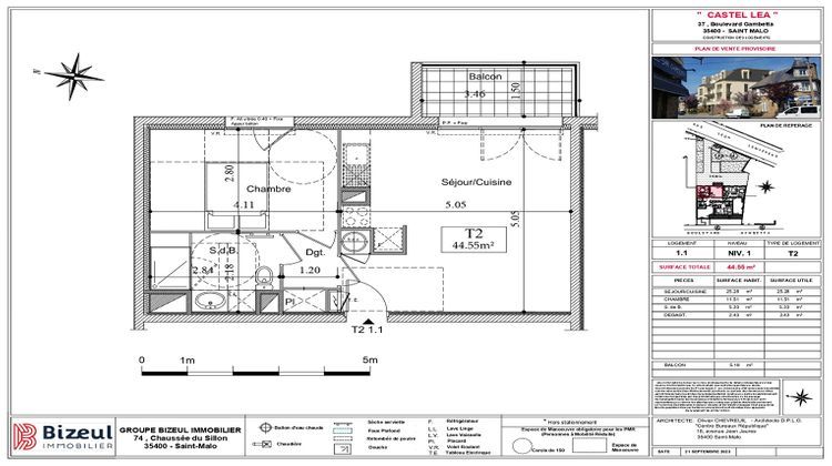 Ma-Cabane - Neuf Appartement SAINT-MALO, 44 m²