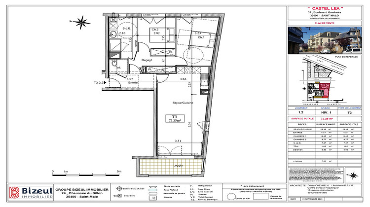 Ma-Cabane - Neuf Appartement SAINT-MALO, 66 m²