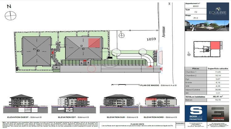 Ma-Cabane - Neuf Appartement SAINT PIERRE EN FAUCIGNY, 68 m²