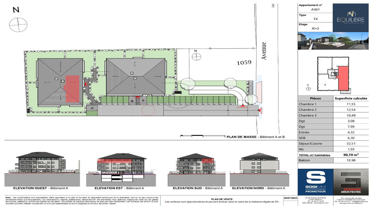 Ma-Cabane - Neuf Appartement SAINT PIERRE EN FAUCIGNY, 90 m²