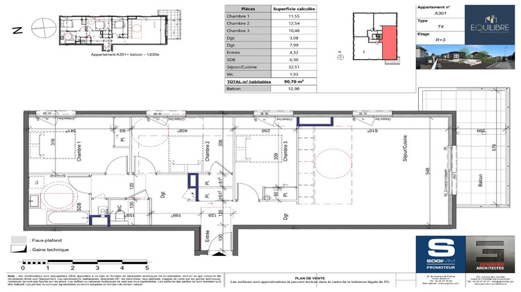 Ma-Cabane - Neuf Appartement SAINT PIERRE EN FAUCIGNY, 90 m²