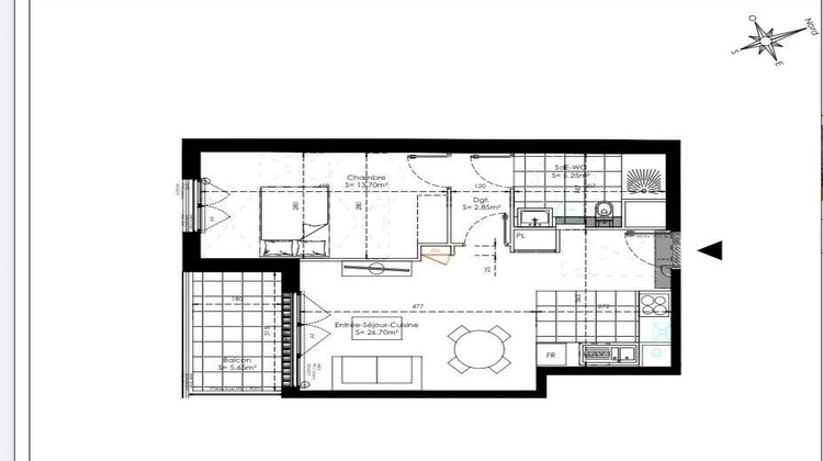 Ma-Cabane - Neuf Appartement Sainte-Geneviève-des-Bois, 48 m²