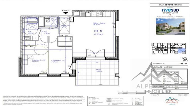 Ma-Cabane - Neuf Appartement Sciez, 67 m²