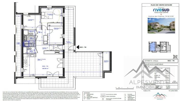 Ma-Cabane - Neuf Appartement Sciez, 91 m²