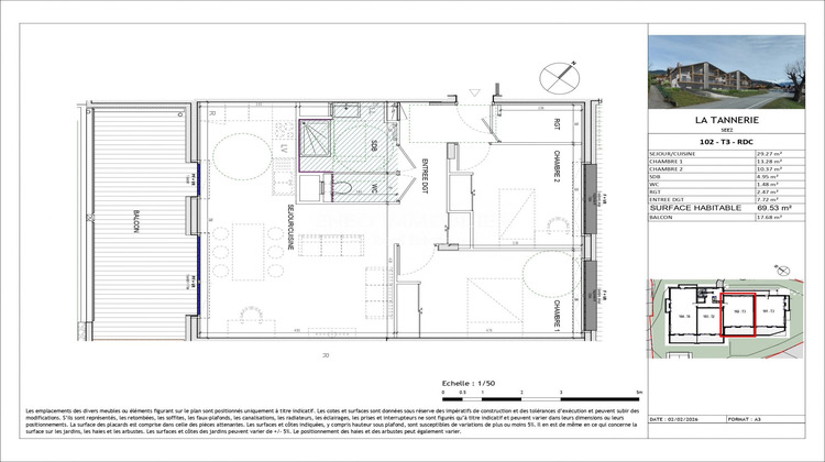 Ma-Cabane - Neuf Appartement Séez, 91 m²
