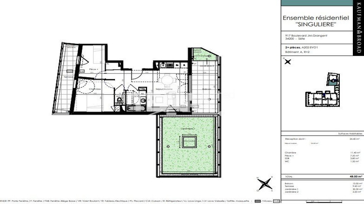 Ma-Cabane - Neuf Appartement SETE, 48 m²