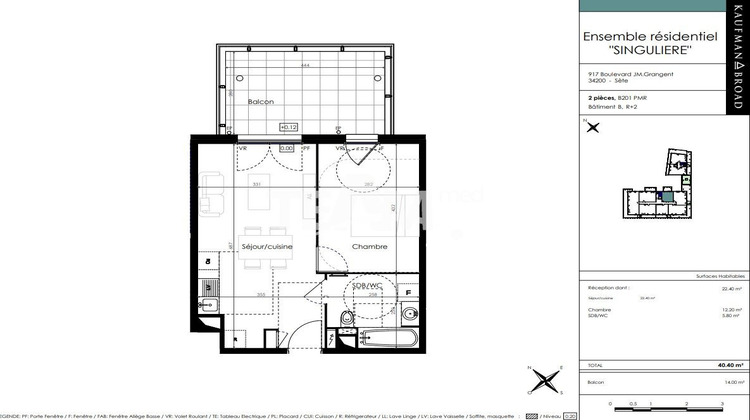 Ma-Cabane - Neuf Appartement SETE, 40 m²