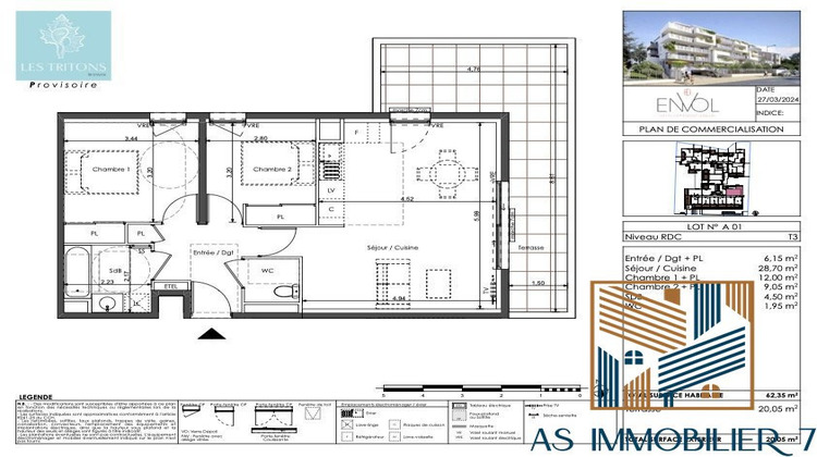 Ma-Cabane - Neuf Appartement SETE, 62 m²