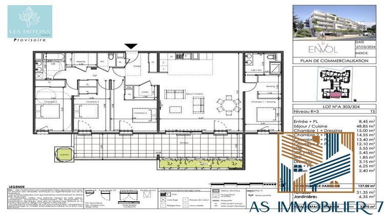 Ma-Cabane - Neuf Appartement SETE, 137 m²