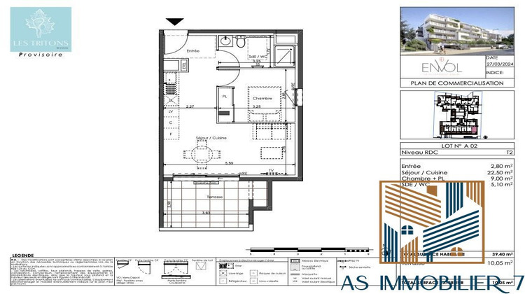 Ma-Cabane - Neuf Appartement SETE, 39 m²