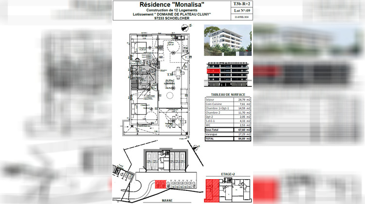 Ma-Cabane - Neuf Appartement SHOELCHER, 67 m²