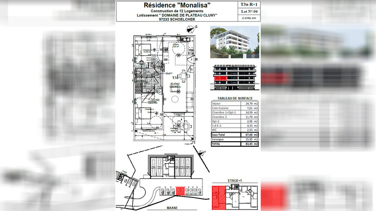 Ma-Cabane - Neuf Appartement SHOELCHER, 44 m²