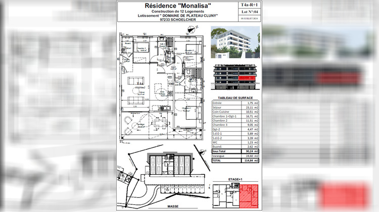 Ma-Cabane - Neuf Appartement SHOELCHER, 90 m²