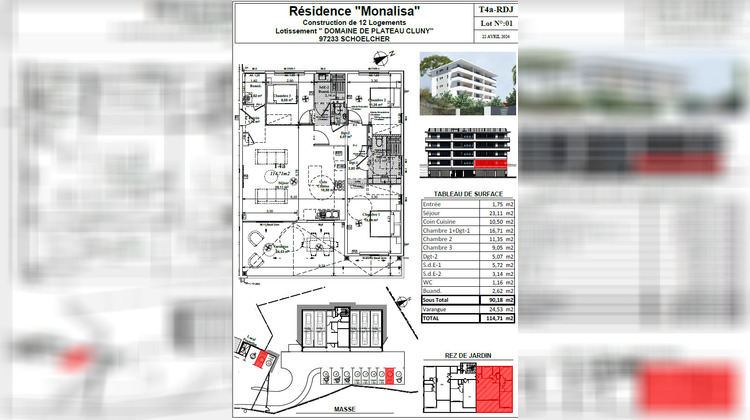 Ma-Cabane - Neuf Appartement SHOELCHER, 90 m²