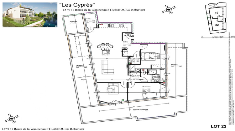 Ma-Cabane - Neuf Appartement Strasbourg, 108 m²