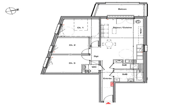 Ma-Cabane - Neuf Appartement Thionville, 87 m²