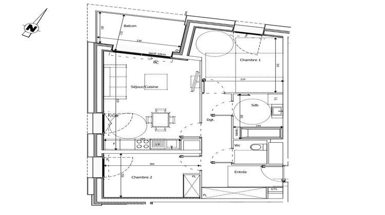 Ma-Cabane - Neuf Appartement THONON-LES-BAINS, 60 m²