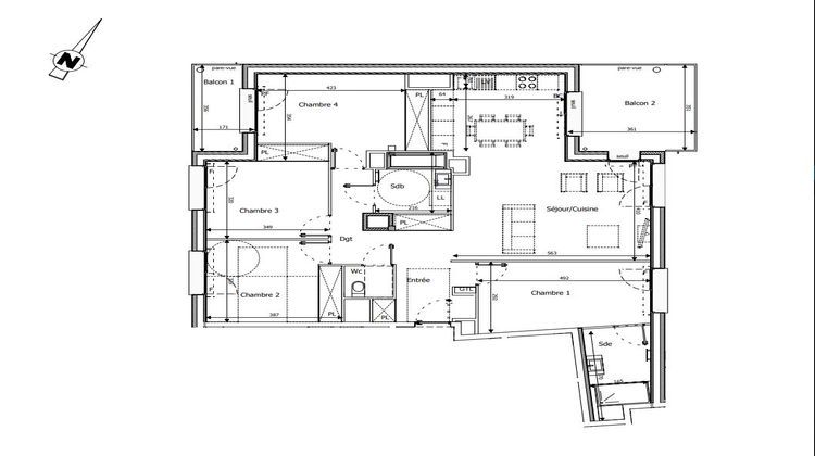 Ma-Cabane - Neuf Appartement THONON-LES-BAINS, 117 m²