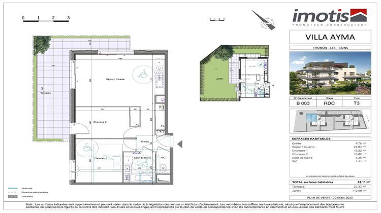 Ma-Cabane - Neuf Appartement THONON-LES-BAINS, 61 m²