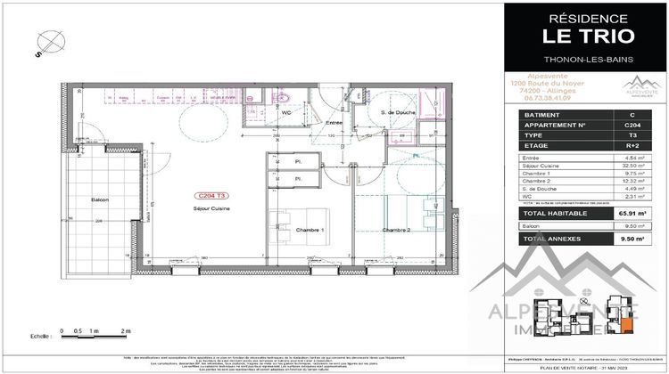 Ma-Cabane - Neuf Appartement Thonon-les-Bains, 65 m²