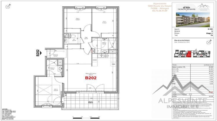 Ma-Cabane - Neuf Appartement Thonon-les-Bains, 85 m²