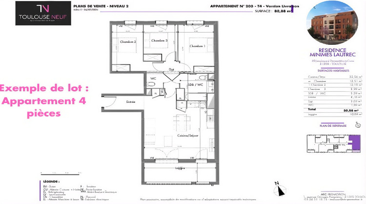 Ma-Cabane - Neuf Appartement TOULOUSE, 0 m²