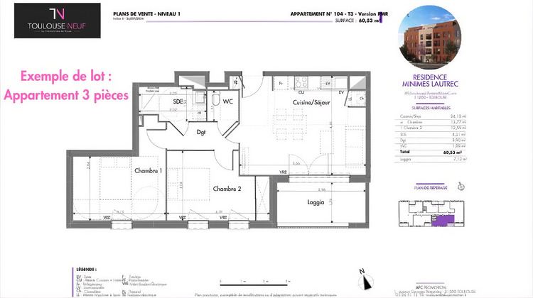 Ma-Cabane - Neuf Appartement TOULOUSE, 0 m²