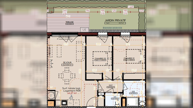 Ma-Cabane - Neuf Appartement Tournefeuille, 64 m²