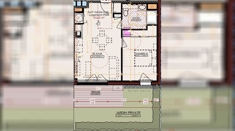 Ma-Cabane - Neuf Appartement Tournefeuille, 43 m²