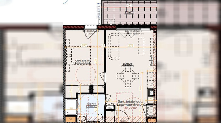 Ma-Cabane - Neuf Appartement Tournefeuille, 45 m²